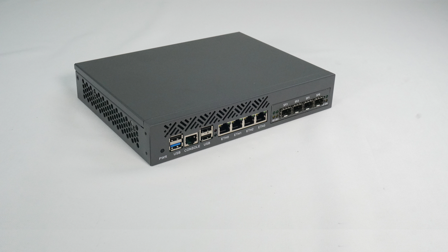 Desktop/Rackmount Network Appliance Integrated Intel N Series Processor 4xRJ45 2.5GbE Expandable Dual or Quad Ports 10Gb SFP+ for Firewalls Home Servers Edge Computing BKHD-OTS-1264N4L