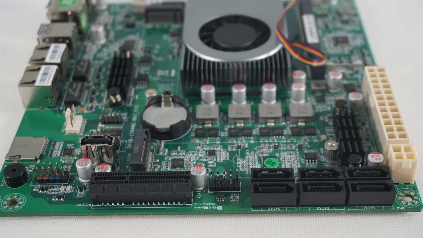1264N2-NAS Mini-ITX NAS Motherboard with 6×SATA and Dual 2.5GbE LAN