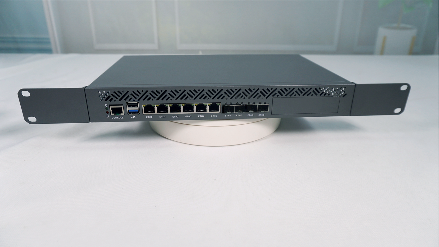 OTS-1310NP-6L4S Intel Atom Network Appliance with 6×LAN and 4×10G SFP+