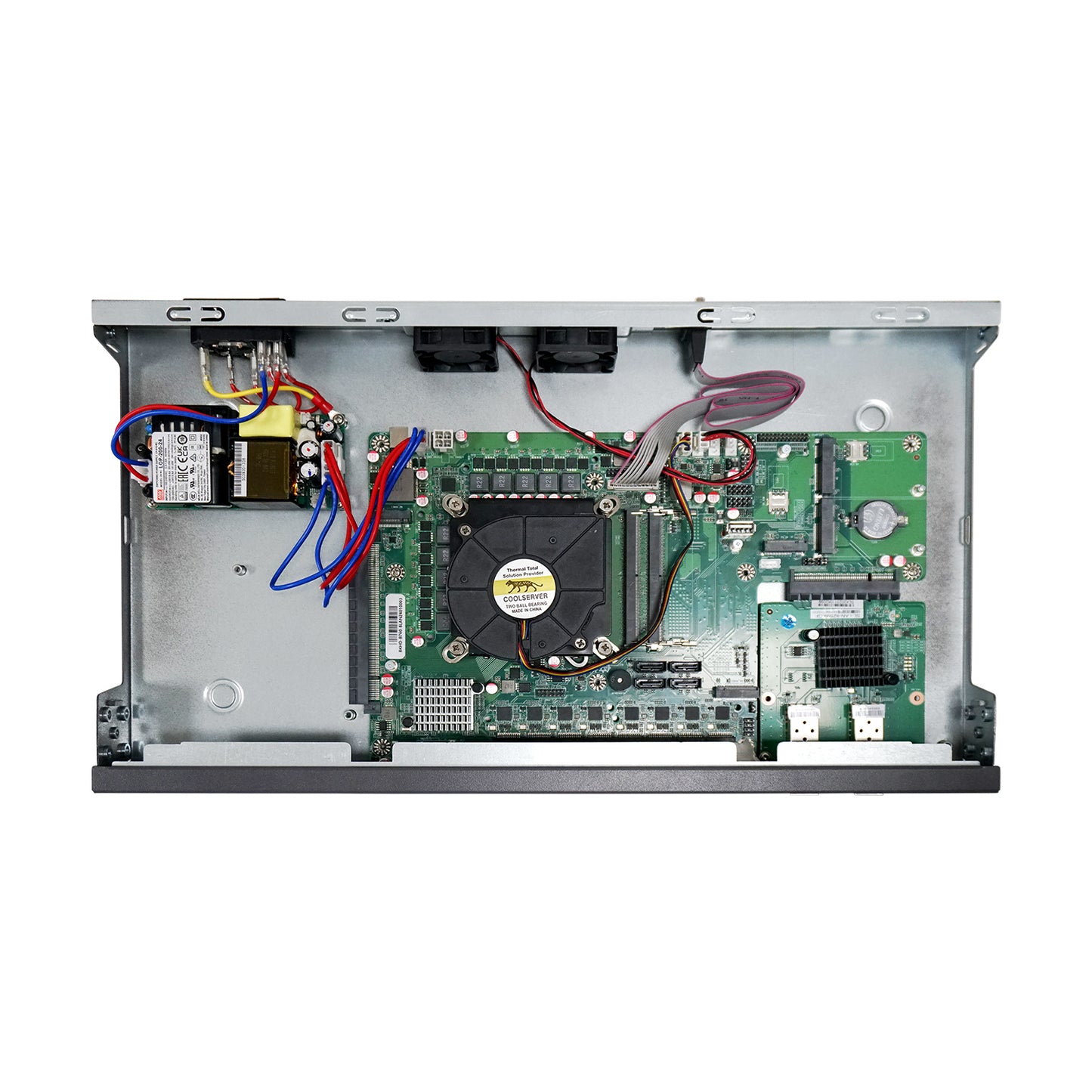 1U Rackmount Computer C246 Chipset 8th/9th Gen Core Xeon-E Series 8-Port 2.5GbE Dual PCIe Expandable for Firewall Server 1U-C246-8L