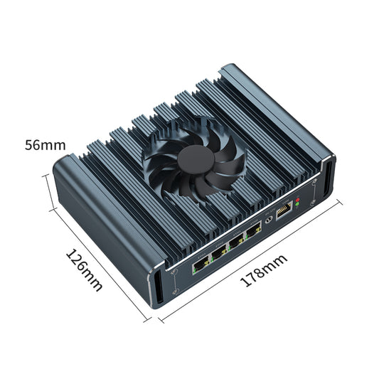 G31F-1338NP-4L Active-Cooled 4LAN Firewall Appliance