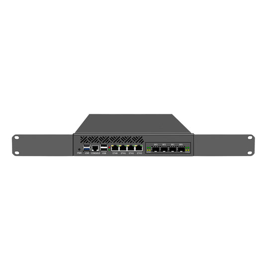 Desktop/Rackmount Network Appliance Integrated Intel N Series Processor 4xRJ45 2.5GbE Expandable Dual or Quad Ports 10Gb SFP+ for Firewalls Home Servers Edge Computing BKHD-OTS-1264N4L