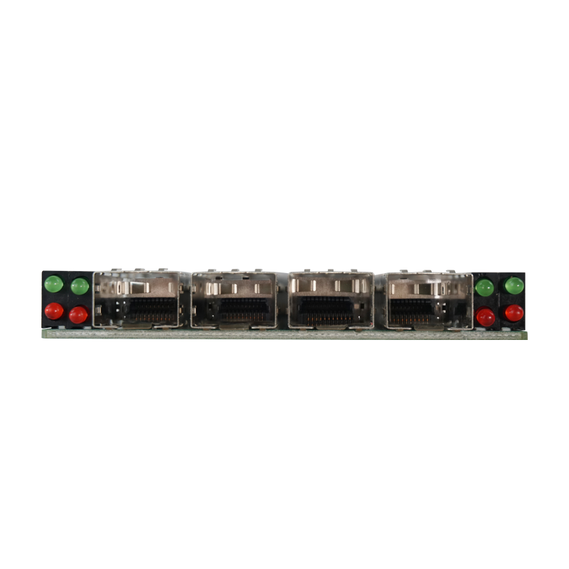 Horizontal PCI-E Fiber Optic Card Intel Chipset Dual-port Quad-port SFP