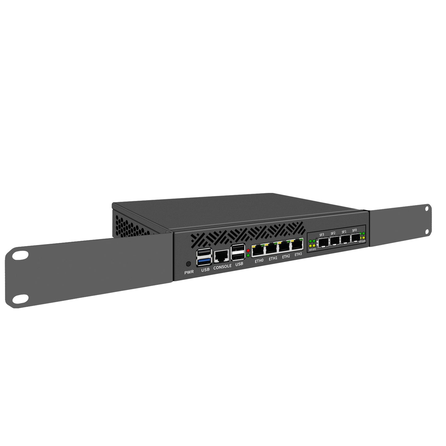 Desktop/Rackmount Network Appliance Integrated Intel N Series Processor 4xRJ45 2.5GbE Expandable Dual or Quad Ports 10Gb SFP+ for Firewalls Home Servers Edge Computing BKHD-OTS-1264N4L