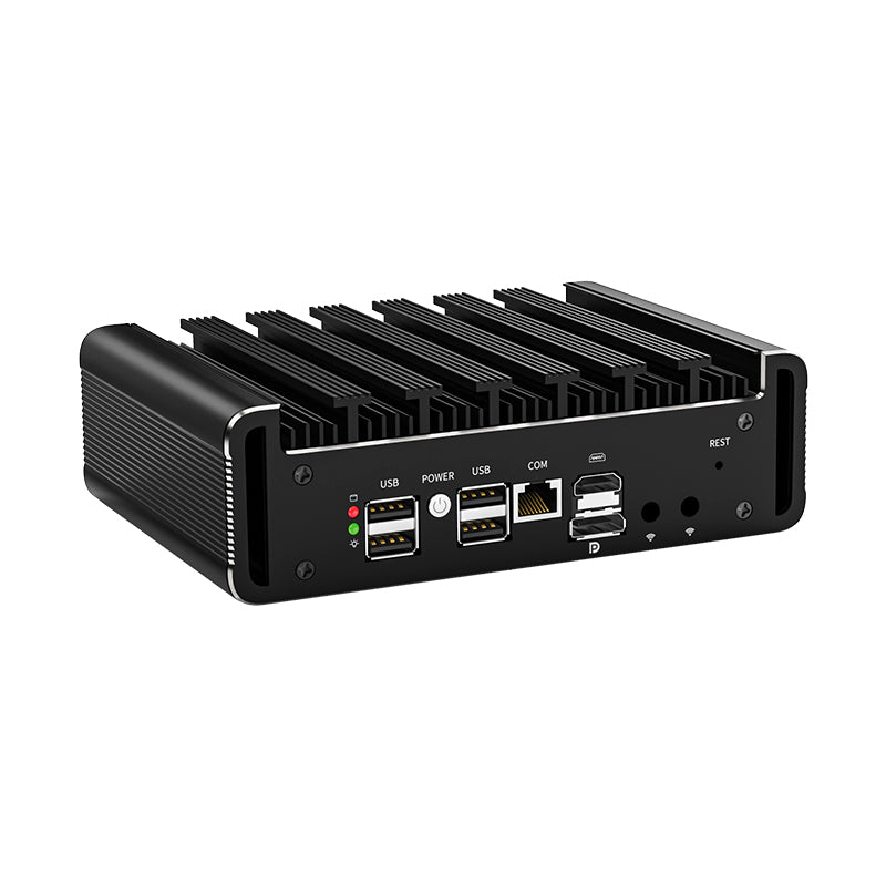 Fanless Network Appliance with Intel N100 N150 6 Ports 2.5G Ethernet Intel i226 for Firewall Router Virtual Machine G31-1264-6L