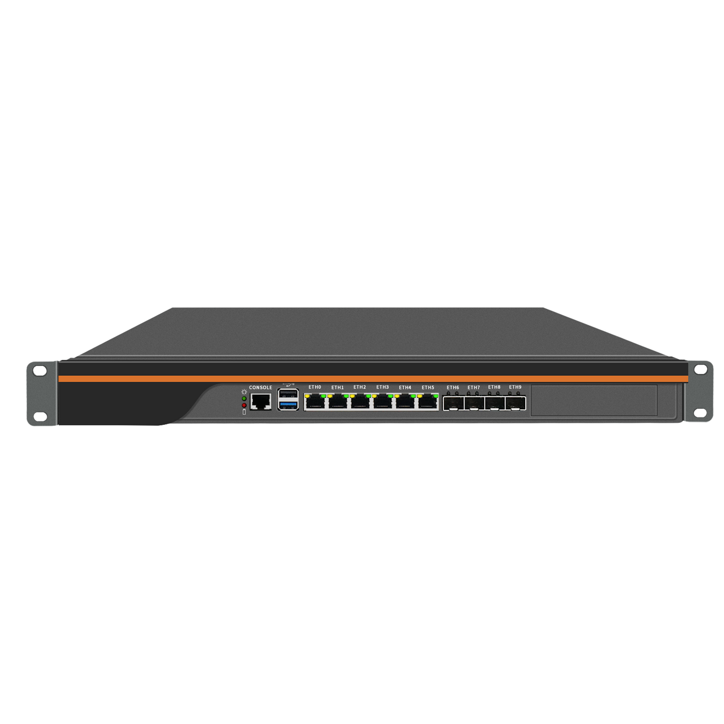 1U Rackmount Network Appliance for Firewall Server Intel Atom C3000 6xRJ45 2.5GbE Quad-port 10G SFP+ BKHD-1U-1310NP-6L4S