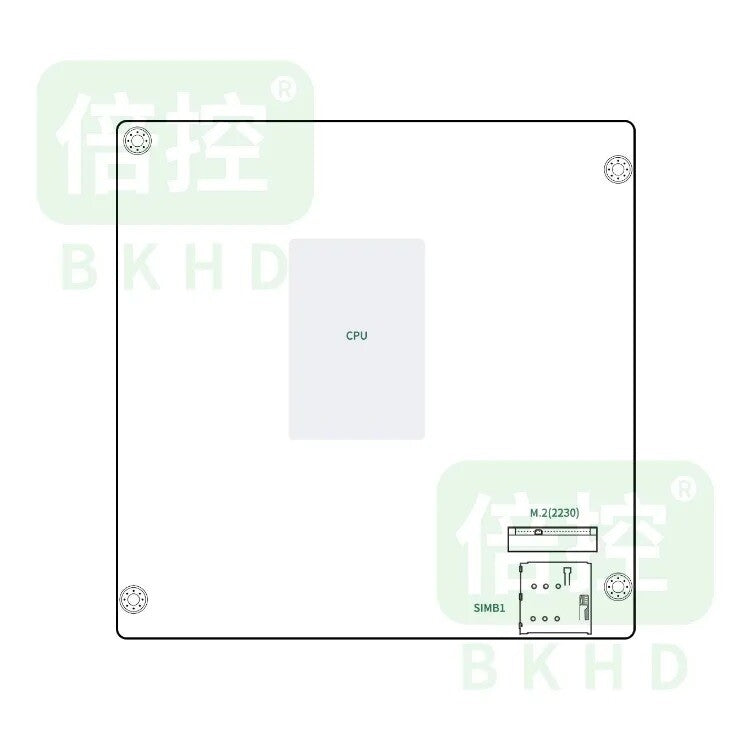Network Motherboard with 4 ports 2.5G Ethernet Intel N150 Core i3-N305 Nano ITX for Routers Embedded Firewalls BKHD 1264NP-12-4L