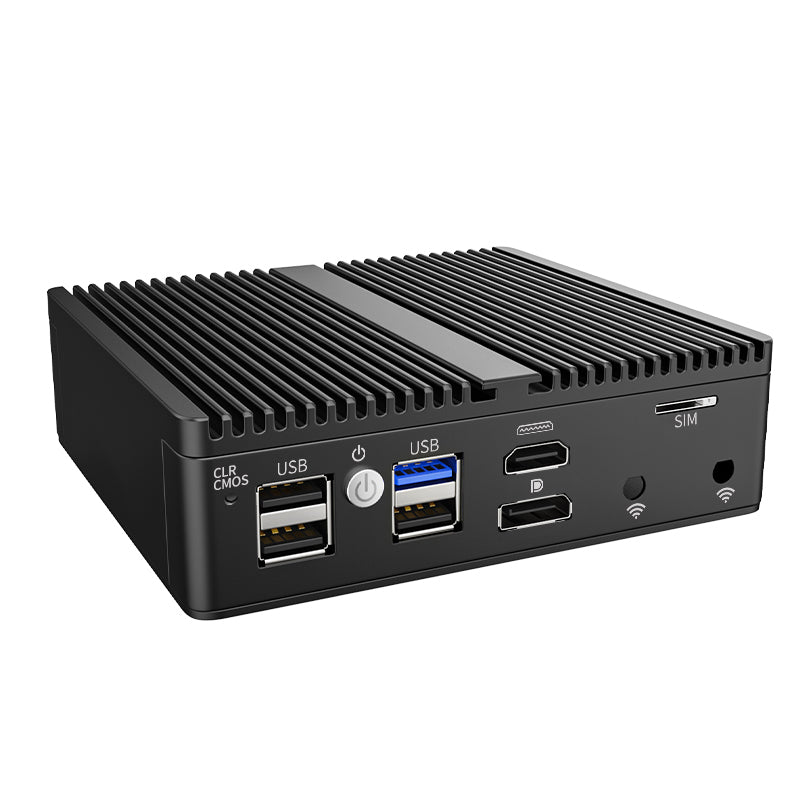 G30S-1493NP-4L Fanless Mini PC with Intel Celeron J-Series and 4×2.5GbE LAN