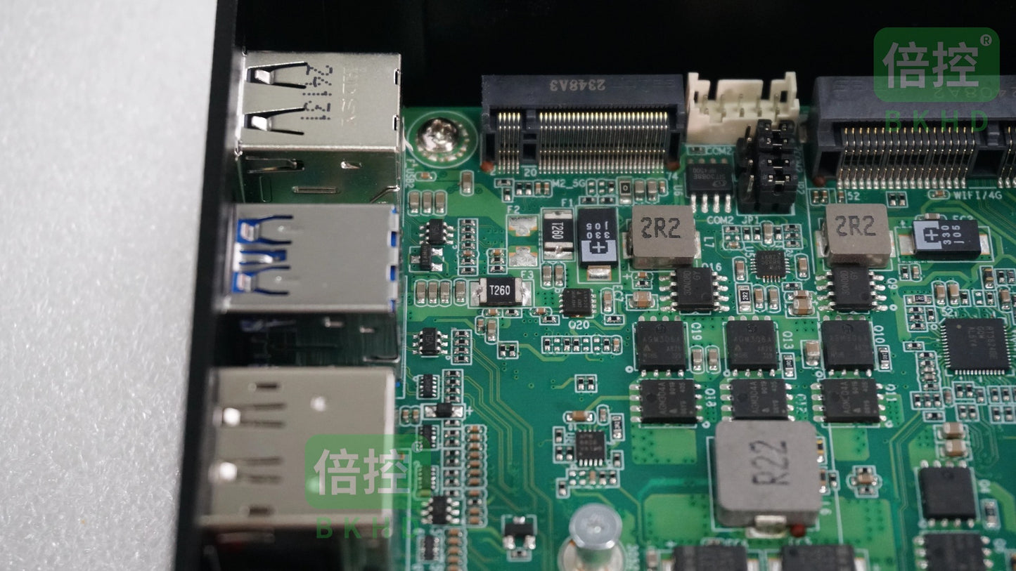 Fanless Mini Gateway with Intel N-series Processor 4-Port 2.5G RJ45 Port Expandable LTE 5G Module for Building Firewall IoT Gateway Industrial PC G30W-1264NP-4L5G