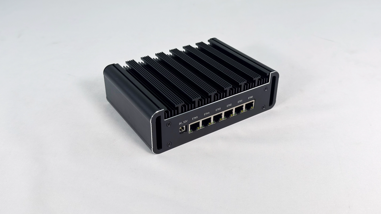 Fanless Network Appliance with Integrated Intel 12th Gen Pentium Processor, 6 2.5GbE Ports for Firewall, VPN, and Home Server G31S-1744NP-6L