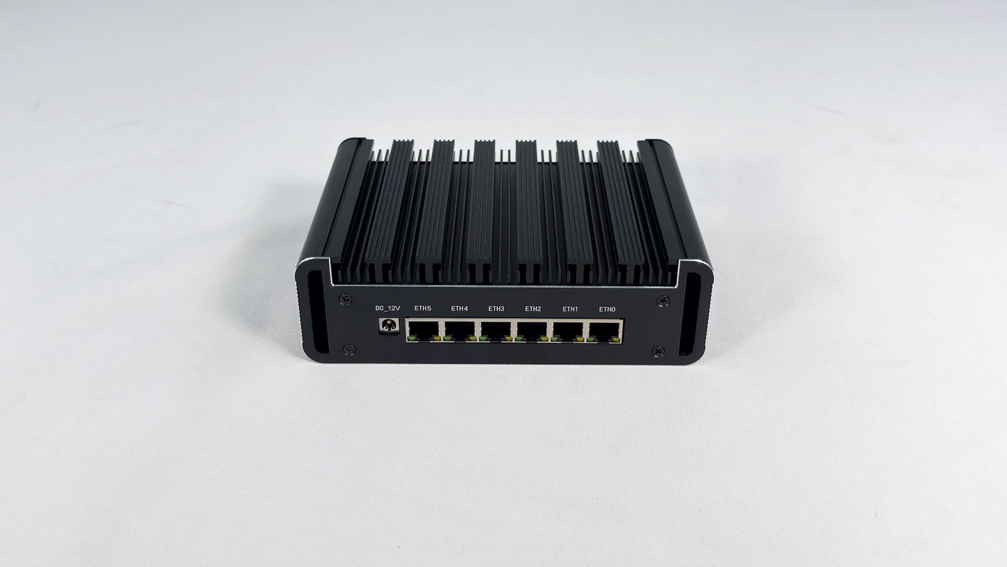 Fanless Network Appliance with Integrated Intel 12th Gen Pentium Processor, 6 2.5GbE Ports for Firewall, VPN, and Home Server G31S-1744NP-6L