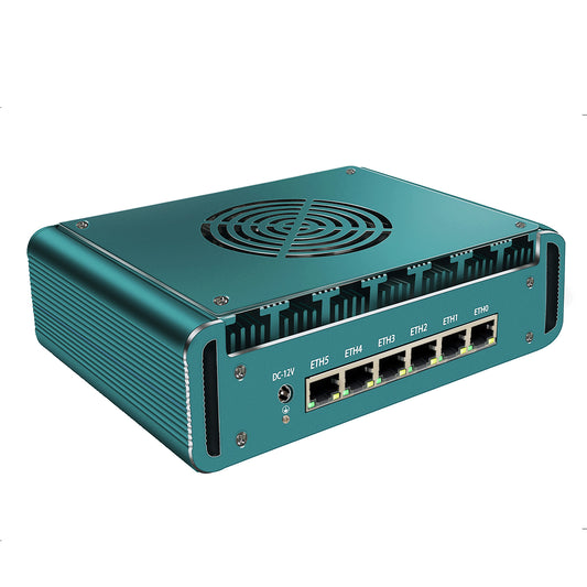 G31F-1264NP-6L 6×2.5GbE Network Appliance with Intel N-Series and Active Cooling