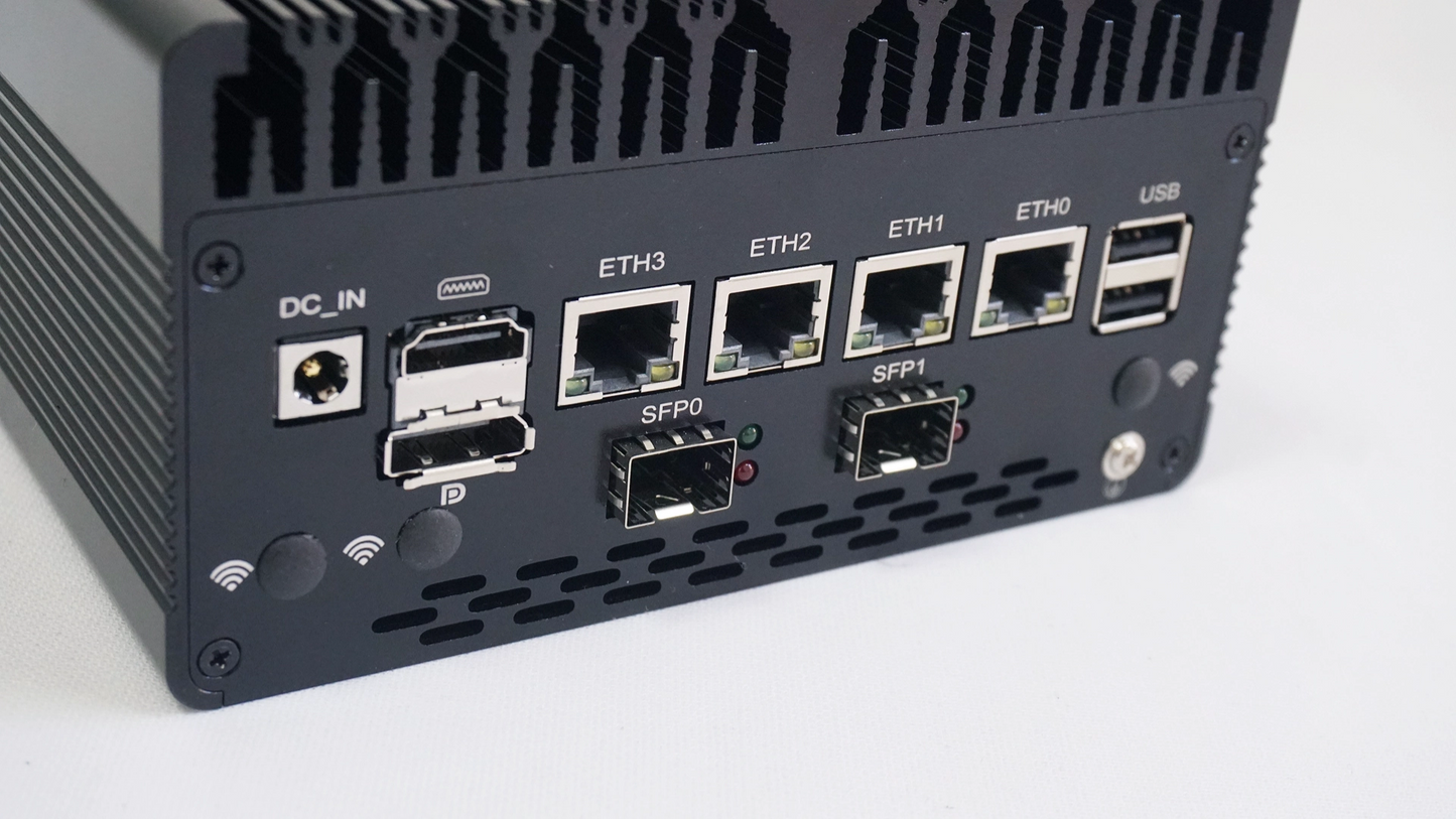 Network Appliances 13th Gen Core 4x2.5GbE Dual Port Quad Port SFP+ for Server Firewall Router Virtual Machine H14-1744-4L