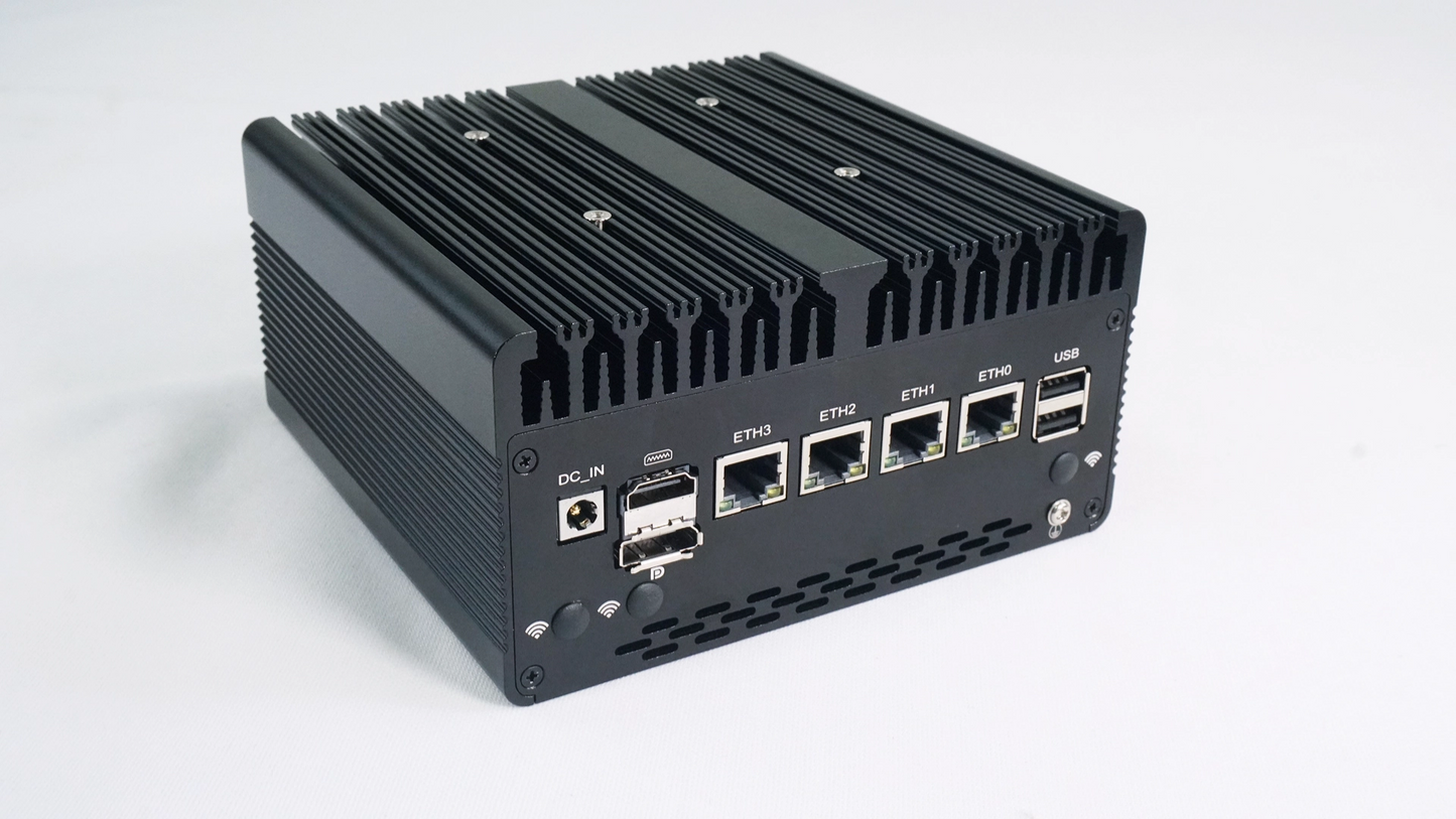 Network Appliances 13th Gen Core 4x2.5GbE Dual Port Quad Port SFP+ for Server Firewall Router Virtual Machine H14-1744-4L