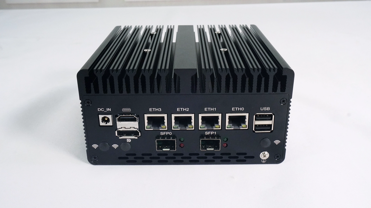 Network Appliances 13th Gen Core 4x2.5GbE Dual Port Quad Port SFP+ for Server Firewall Router Virtual Machine H14-1744-4L