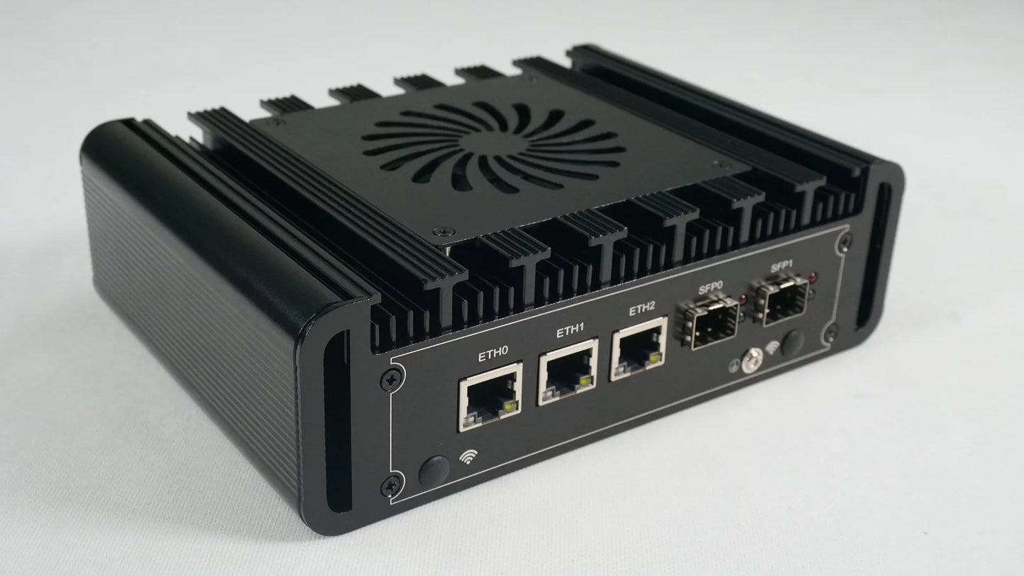 H31F-1264-SFP Compact Edge Network Appliance with 3×2.5GbE and 2×10Gb SFP+