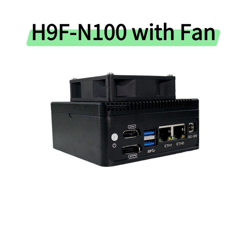 Mini Network Appliance with N100 Dual Port 2.5G Ethernet Suitable for Embedded Terminal Firewall Edge Gateway Smart Home H9-1264-2L X86Pi