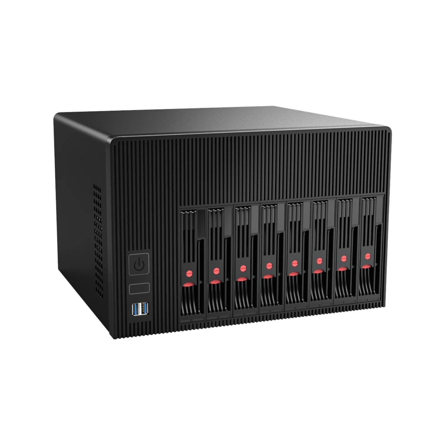 C612NP 8-Bay NAS Server with Xeon E5-2650 v4 12 Cores 24 Threads Compatible with FreeNAS TrueNAS ESXi Proxmox VE Expandable PCIe x16