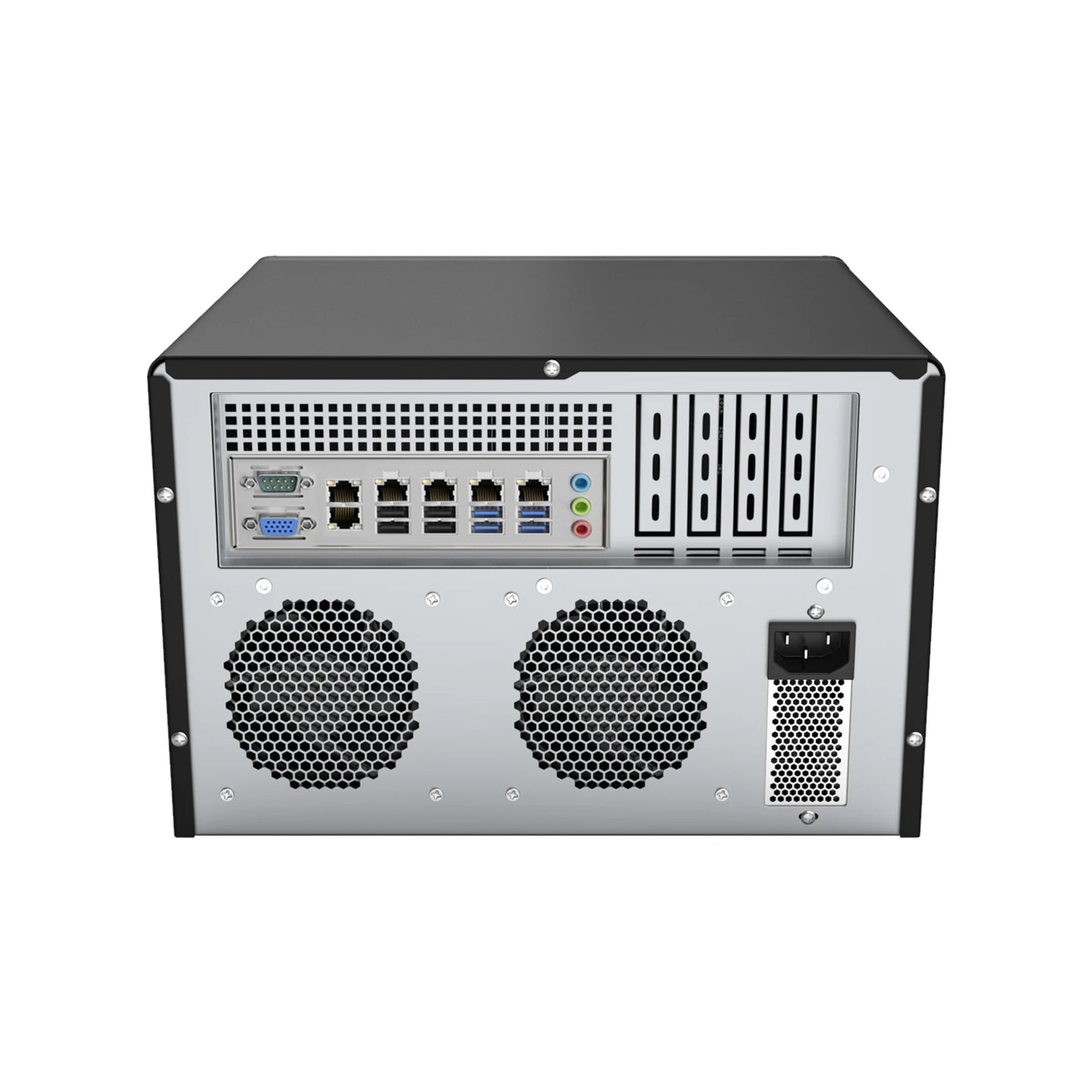 C612NP 8-Bay NAS Server with Xeon E5-2650 v4 12 Cores 24 Threads Compatible with FreeNAS TrueNAS ESXi Proxmox VE Expandable PCIe x16