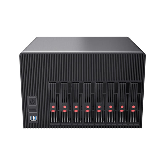 C612NP 8-Bay NAS Server with Xeon E5-2650 v4 12 Cores 24 Threads Compatible with FreeNAS TrueNAS ESXi Proxmox VE Expandable PCIe x16
