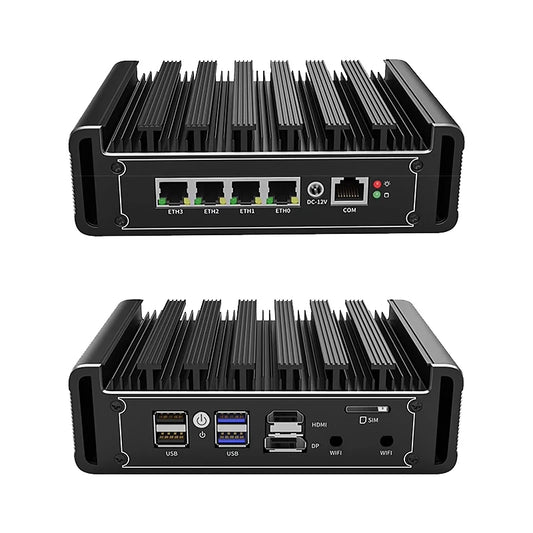 Mini Network Appliance Built-in Intel Celeron Pentium Processor Quad port 2.5GbE For Firewall Router Virtual Machine BKHD-G31S-1338NP-4L