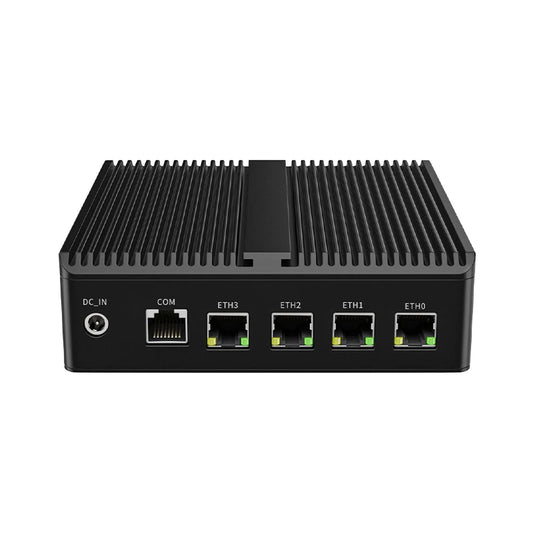 Fanless Mini Gateway with Intel N-series Processor 4-Port 2.5G RJ45 Port Expandable LTE 5G Module for Building Firewall IoT Gateway Industrial PC G30W-1264NP-4L5G