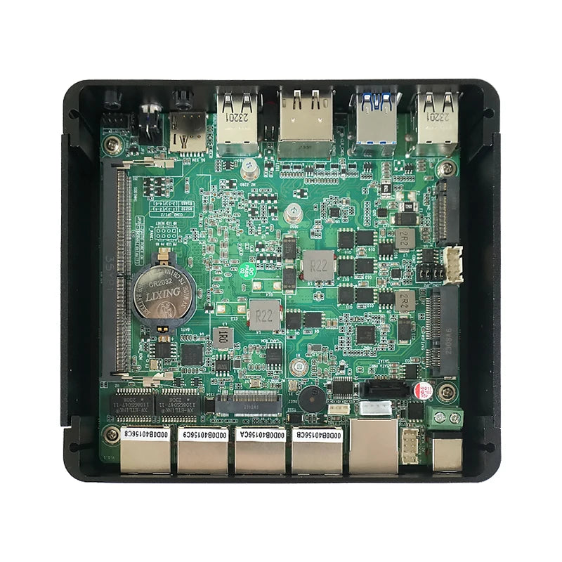 Fanless Mini Gateway with Intel N-series Processor 4-Port 2.5G RJ45 Port Expandable LTE 5G Module for Building Firewall IoT Gateway Industrial PC G30W-1264NP-4L5G