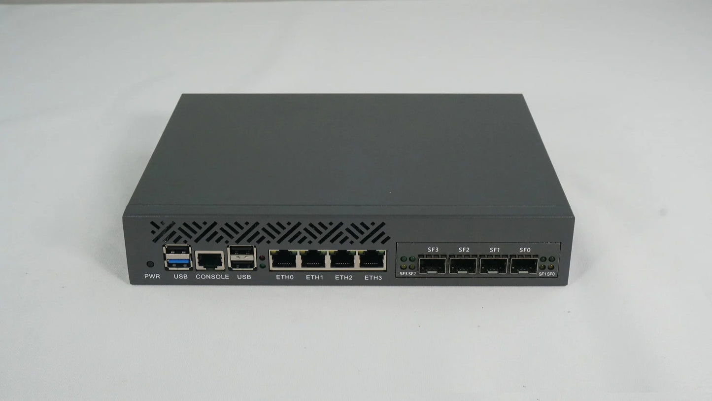 Desktop/Rackmount Network Appliance Integrated Intel N Series Processor 4xRJ45 2.5GbE Expandable Dual or Quad Ports 10Gb SFP+ for Firewalls Home Servers Edge Computing BKHD-OTS-1264N4L