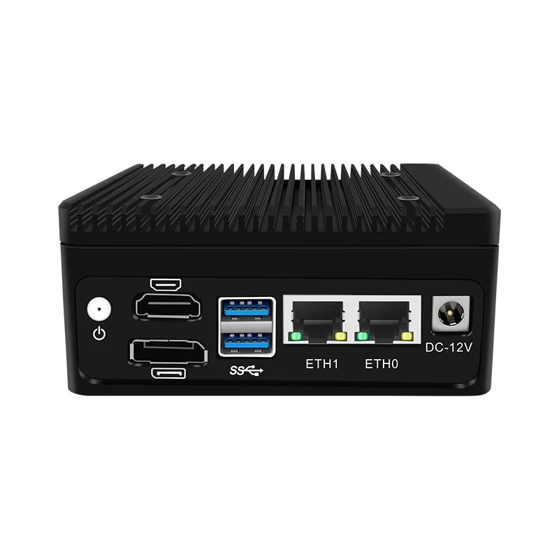 Mini Network Appliance with N100 Dual Port 2.5G Ethernet Suitable for Embedded Terminal Firewall Edge Gateway Smart Home H9-1264-2L X86Pi