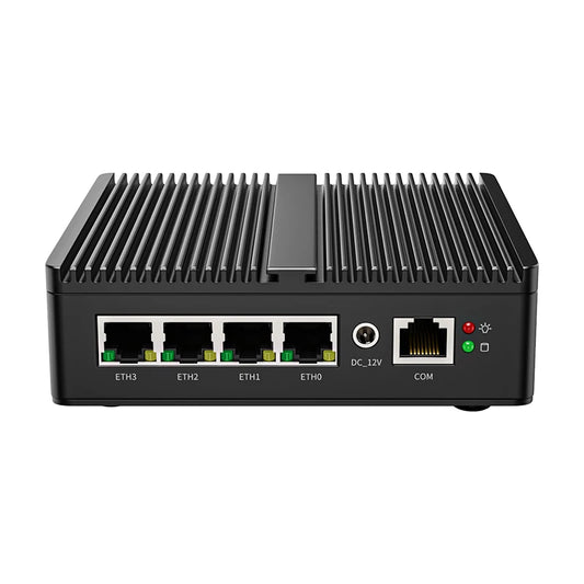 Fanless Mini Network Appliance with Jasper Lake Celeron Pentium Processor Intel I226V NIC 4-port 2.5G Ethernet BKHD-G30S-1338NP-4L