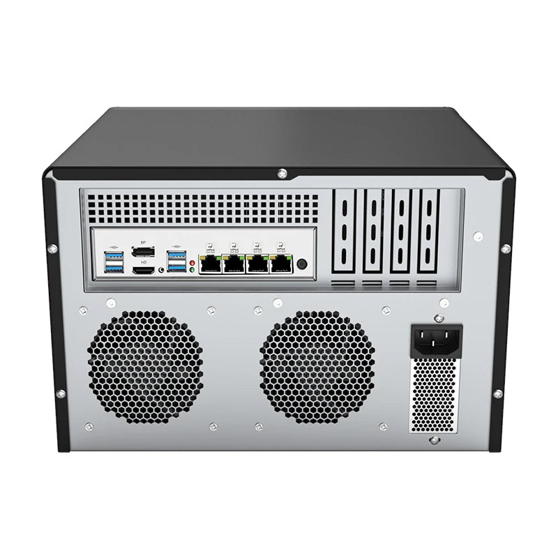 Q670 8-Bay NAS Server Intel LGA1700 Supports 12th-14th Gen CPU RAID vPro 4LAN 2.5GbE Compatible TrueNAS Unraid ESXi PVE Docker Supports RAID vPro