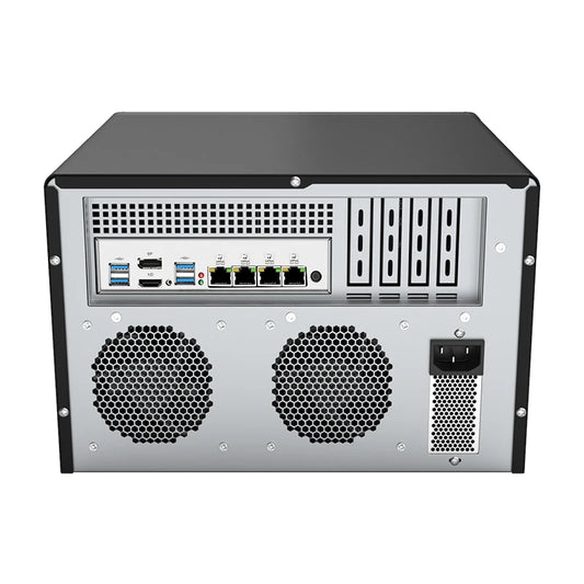 Q670 8-Bay NAS Server Intel LGA1700 Supports 12th-14th Gen CPU RAID vPro 4LAN 2.5GbE Compatible TrueNAS Unraid ESXi PVE Docker Supports RAID vPro