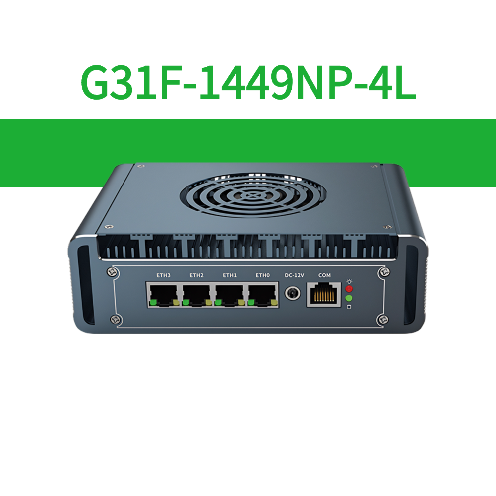 Mini Network Appliance with Intel 11th Gen Pentium Core 4-port 2.5G Ethernet for Virtual Machines Firewall Soft Router G31F-1449NP-4L