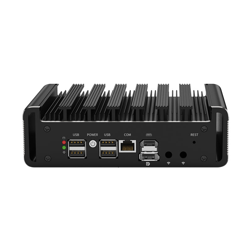 Fanless Network Appliance with Intel N100 N150 6 Ports 2.5G Ethernet Intel i226 for Firewall Router Virtual Machine G31-1264-6L