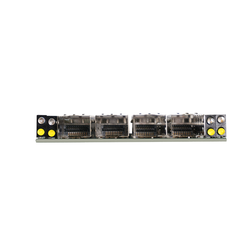 Horizontal PCI-E Fiber Optic Card Intel Chipset Dual-port Quad-port SFP