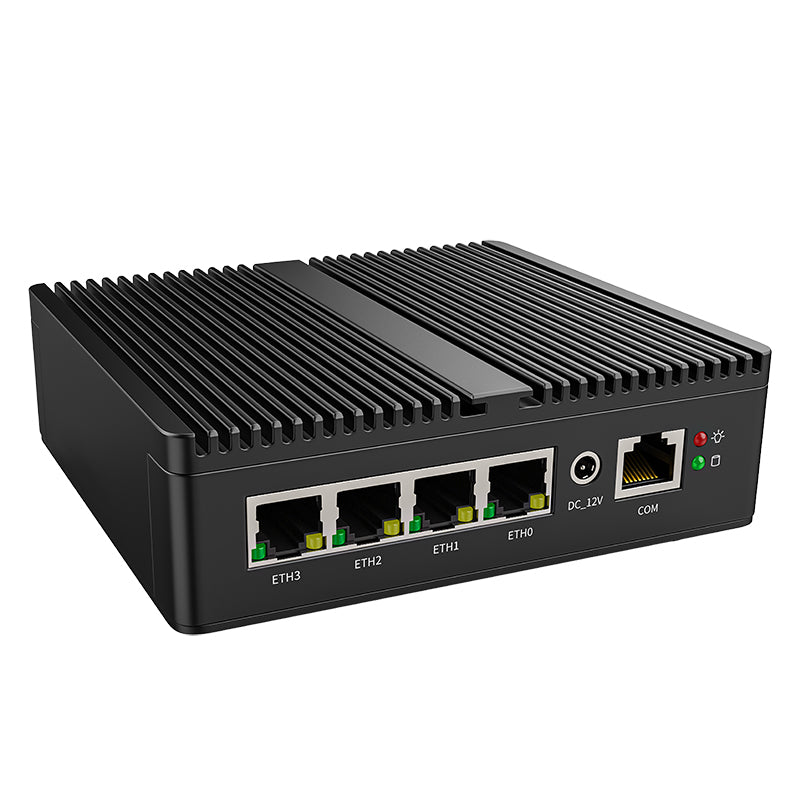 G30S-1493NP-4L Fanless Mini PC with Intel Celeron J-Series and 4×2.5GbE LAN