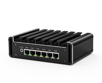 G31S-1264NP-6L Fanless 6×2.5GbE Network Appliance with Intel N-Series