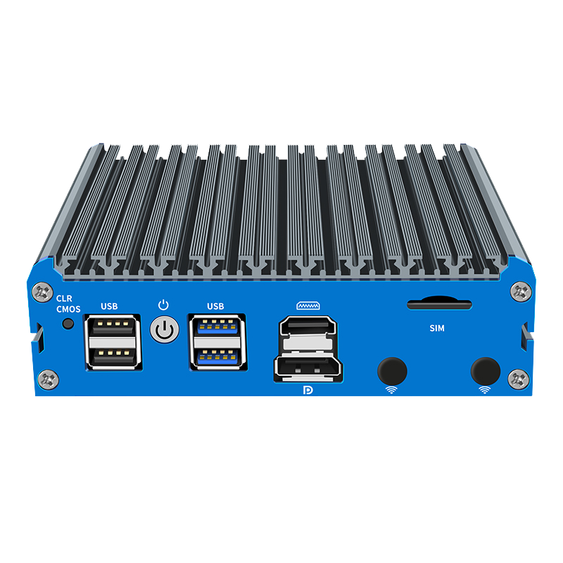 G48S-1338NP-4L Fanless Mini PC, 4x 2.5GbE Network Appliance