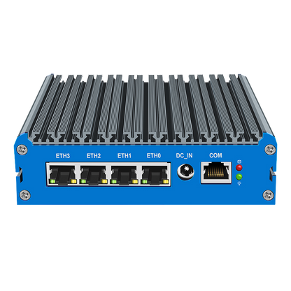G48S-1493NP-4L Ultra-Compact Fanless Mini PC with 4×2.5GbE LAN
