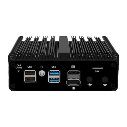 H30S-1338NP-4L Fanless Mini PC, 4x 2.5GbE Network Appliance
