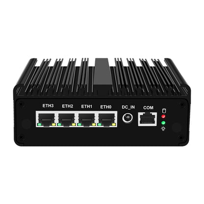 H30S-1338NP-4L Fanless Mini PC, 4x 2.5GbE Network Appliance
