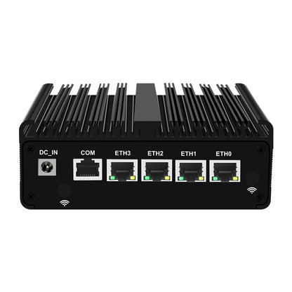 H30W-1264NP-4L5G 4G/5G Industrial Edge Computer, Intel N-Series, 4×2.5GbE LAN, Dual SIM, Fanless Mini PC