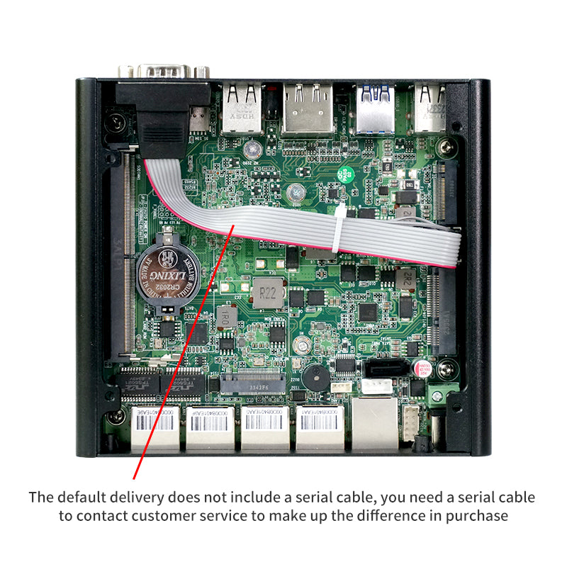 H30W-1264NP-4L5G 4G/5G Industrial Edge Computer, Intel N-Series, 4×2.5GbE LAN, Dual SIM, Fanless Mini PC