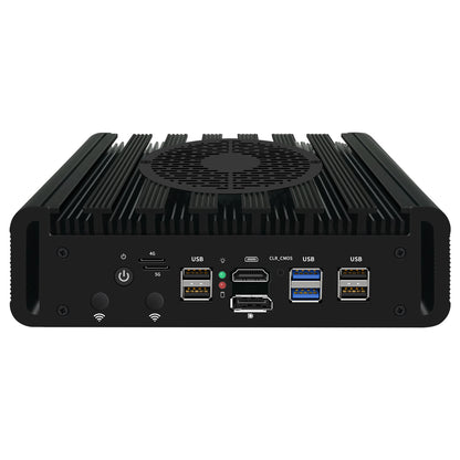 G31F-1140N4L Industrial Network Appliance, AMD Ryzen Embedded R2314, 4×2.5GbE LAN, DDR4, Dual SIM
