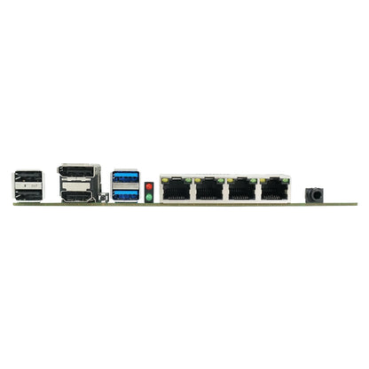Mini-ITX Motherboard for NAS Home Server Compatible TrueNAS ESXi 4LAN 2.5GbE 2xM.2 6xSATA BKHD 1264-NAS-MB