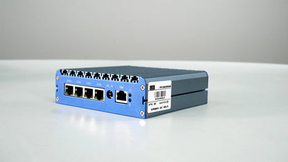 Mini Fanless Network Appliance Integrated Alder Lake N100 4-port RJ45 2.5G Compatible with Pfsense Vyos Mikrotik OpenWrt for Firewall Virtual Machine Soft Router G30S G48S-1264NP-4L
