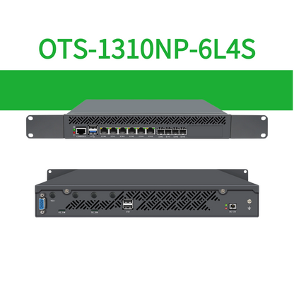 OTS-1310NP-6L4S Intel Atom Network Appliance with 6×LAN and 4×10G SFP+