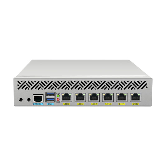 Desktop Network Appliance with Intel 11th Gen Processors 6x 2.5GbE Ports Build Firewall Home Server SD-WAN OTS-1449NP-6L