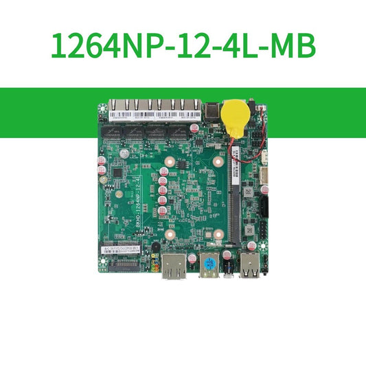Network Motherboard 4 Ports 2.5G Ethernet Inside N100 Core i3-N300 Nano ITX Suitable Routers Firewalls Embedded BKHD 1264NP-12-4L